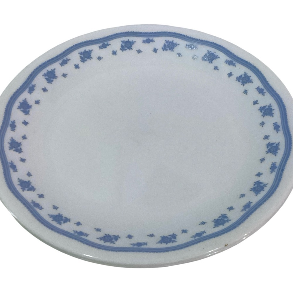 Lunch Salad Plates  Morning Blue Floral Set Of 2